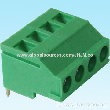 318 Series Terminal Block with 300V AC Operating Voltage/12-30AWG Wire Range/5.08/7.62mm/2-24 Pins